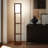 Maxwell 63 in. Traditional LED 3-Shelf Floor Lamp with Fabric Square Shade-2023371787