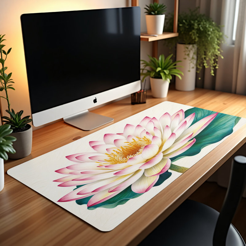 Polyester Desk Pad, 31.5x15.5