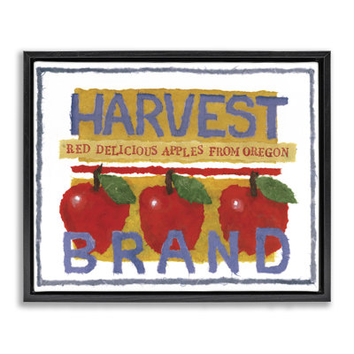 "Oregon Harvest Apples", art mural encadré par Nancy Overton