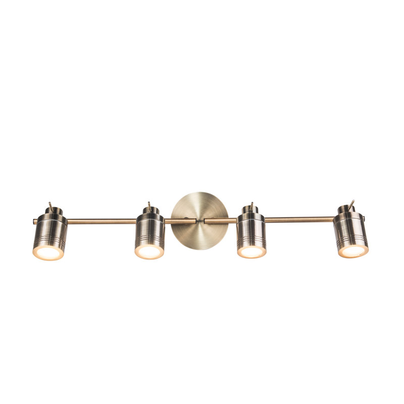 Prashant Semi Flush Mount, Antique Brass