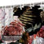 Rideau de douche sans soudure avec 12 crochets-641314299
