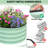 Raised Garden Bed,Galvanized Raised Bed,Garden Boxes Outdoor,Open-Ended Base Galvanized Planter,Planter Raised Boxes,Metal Garden Box for Vegetables, Flowers,Rubber Edge, Planter Garden Boxes Outdoor-254914803-254914798