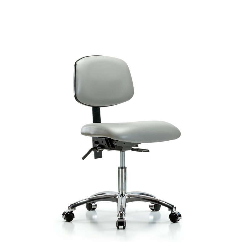 Chaise de travail Lisbeth, Roulettes, Colombe, Non inclus