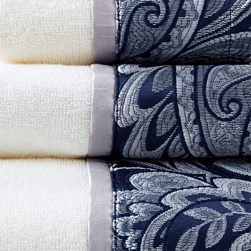 100% Cotton Jacquard Mulit-Size Set, Navy