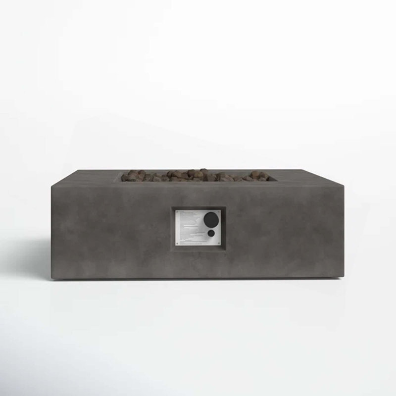 Concrete Outdoor Fire Pit Table