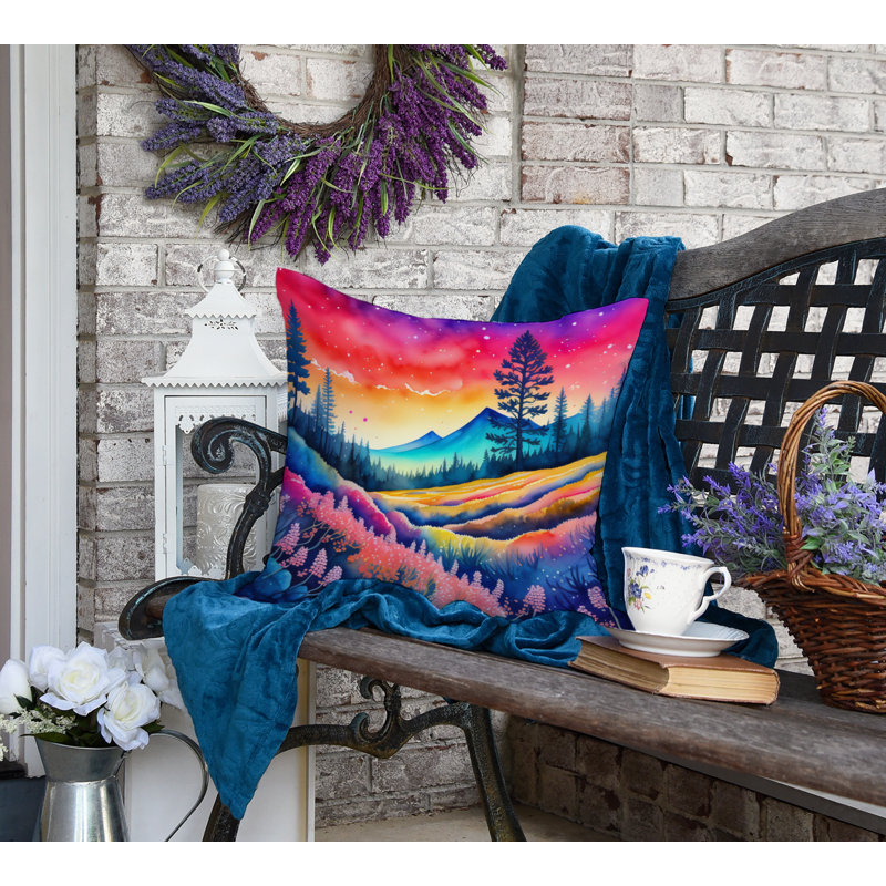 Coussin décoratif intérieur / extérieur Polyester, 18 po x 18 po