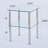 2-Piece Clear Side Table