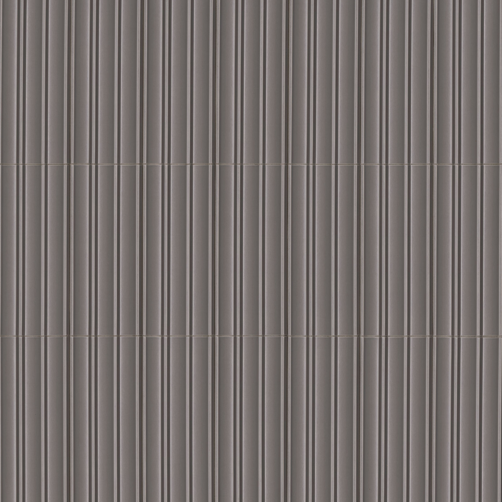 Nimbus 7" x 16" Fluted Porcelain Wall Tile, Midnight Stone