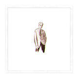 Brown Suit Print