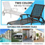 Chaise longue en aluminium coulé brun 1Pcs-658801234