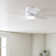 52" Minimus 3 - Blade Flush Mount Ceiling Fan with Lights and Remote