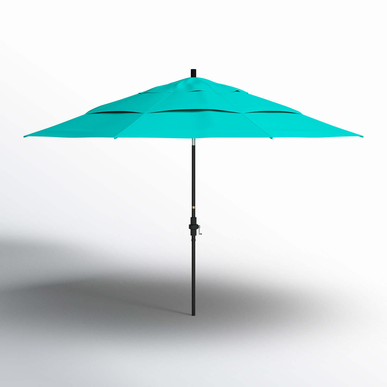Brent 132'' Sunbrella® Outdoor Umbrella, Canvas Aruba Sunbrella® Canvas