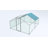 Dayson Metal Chicken Run Coop, Walk-in Poultry Cage with Waterproof & Anti-UV Cover Lockable Door Design-1836165773