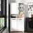 Tilt-Out Hamper And Shelf Laundry Cabinet - Doors, Multiple Storage, Freestanding, White, Adjustable With Easy Maintenance Feature Shelf, Hamper,