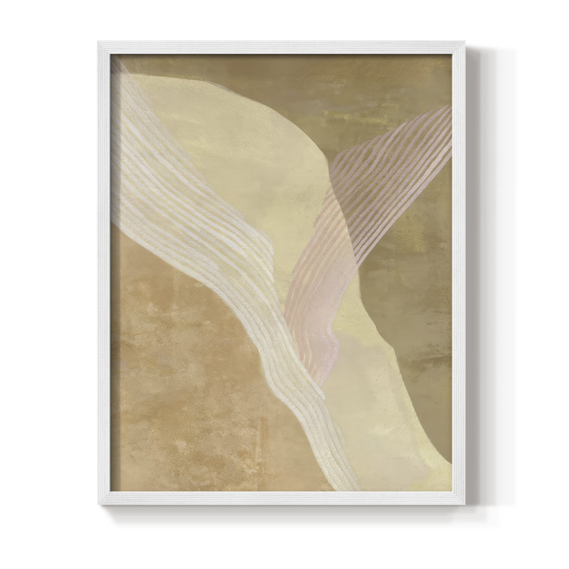 «Cradle I», reproduction encadrée - bois massif, H 11 po x l 9 po, Cadre blanc