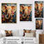 «Abstract Elephant Dreamscape Portrait I», reproduction sur toile-2035151506-2035151509
