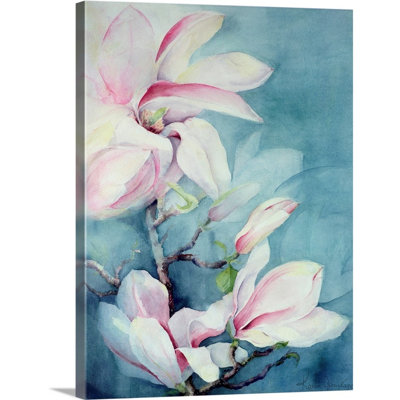 Art mural sur toile Magnolia Soulangeana (vertical)