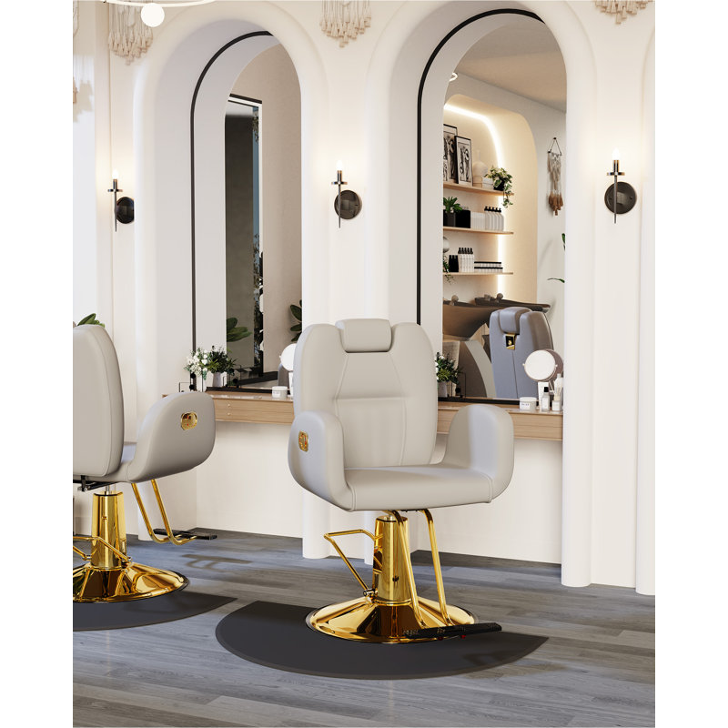 Fauteuil inclinable pivotant manuel de 25 po de largeur, Gris