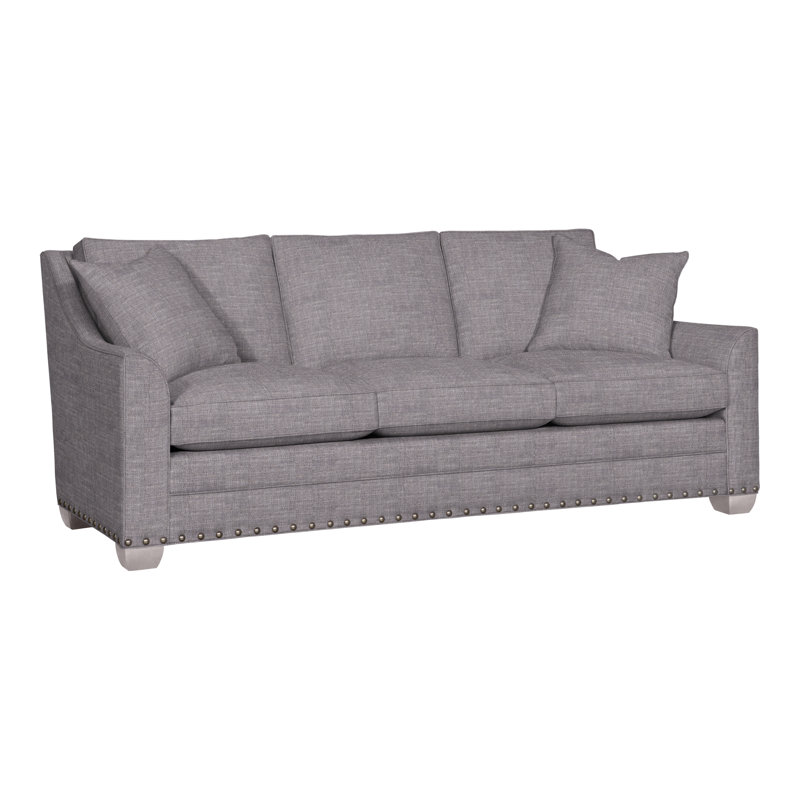 Canapé-lit Nicholas, Gris colombe, Chenille nomade ardoise Crypton®, Oui