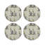 Sous-verres ronds en cuir Regal-119015332
