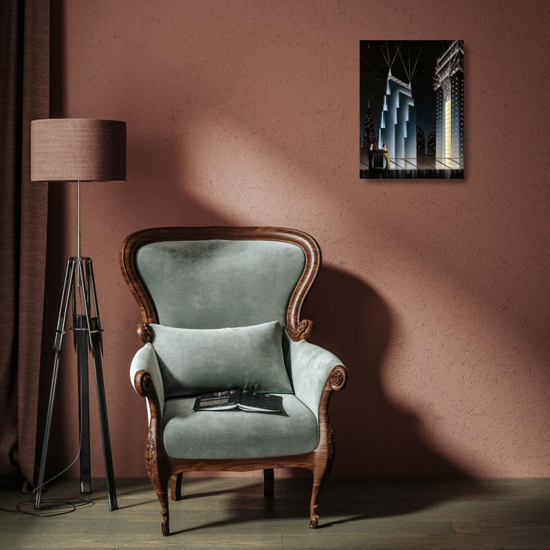 Art sur toile tendue Red Barrel Studio® Hoppe, Robert, Into the Night, H 18 po x l 15 po