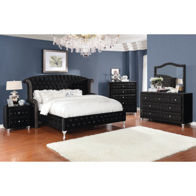 Mikrut 5-Piece Upholstered Bedroom Set