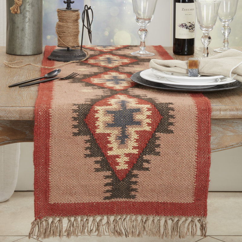 Ethnic Weave Kilim Table Runner