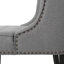 Fauteuil à oreilles capitonné Staas-22742062