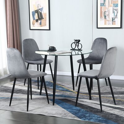 Corrigan Studio® Kitchen Dining Room Table Set & Reviews | Wayfair