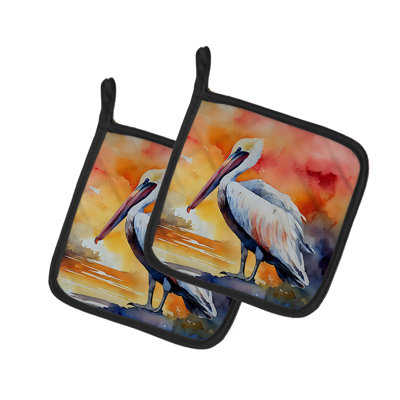 Caroline's Treasures Nautical Collection Polyester Potholder Set