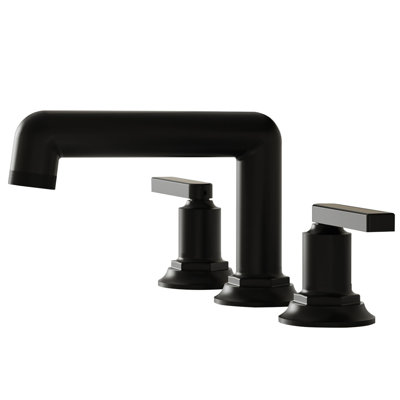 Widespread Bathroom Faucet Double Handles With Pop-Up Drain