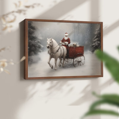 Art de Noël - CMXLVI - Reproduction encadrée - Restickable