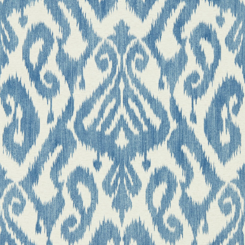 Kasuri 10.05m x 52cm Matte Wallpaper Roll, Blue