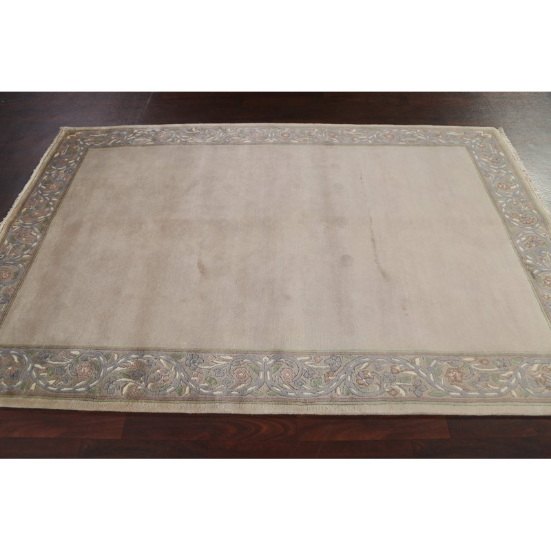 Tapis oriental en laine népalais noué à la main 5 x 8 po