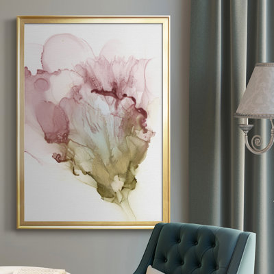 " Flowering Pink I " Painting Print
