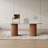 71" Modern Oval Writing Desk,Glossy White Office Table,with Double Solid Wood Legs-695320466