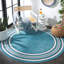 Tapis Brysin 634 en turquoise / ivoire-1026951197