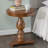 Amone Solid Wood Pedestal End Table-2142498178