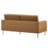 Loft Tufted Vegan Leather Loveseat-1283116053