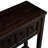 Ashay Rustic Console Table,Entry table,Hallway table with 60" Long with two Different Size Drawers and Bottom Shelf-1433285283