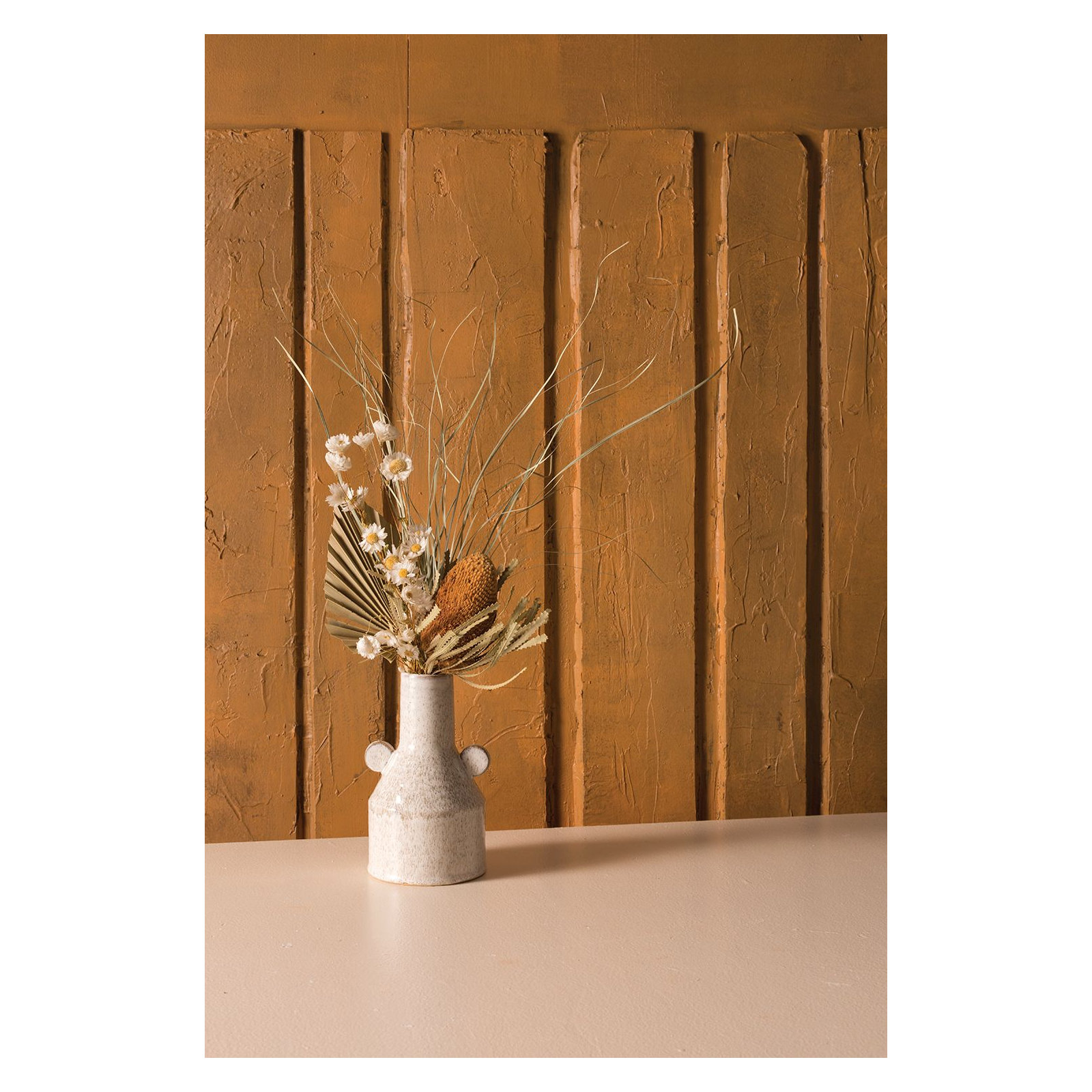 Castalia Handmade Ceramic Table Vase, 9.25" H x 5.5" W x 5" D