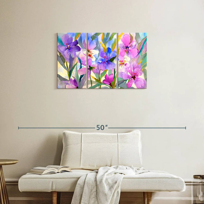Harnek Iris Fields, 20" H x 33" W