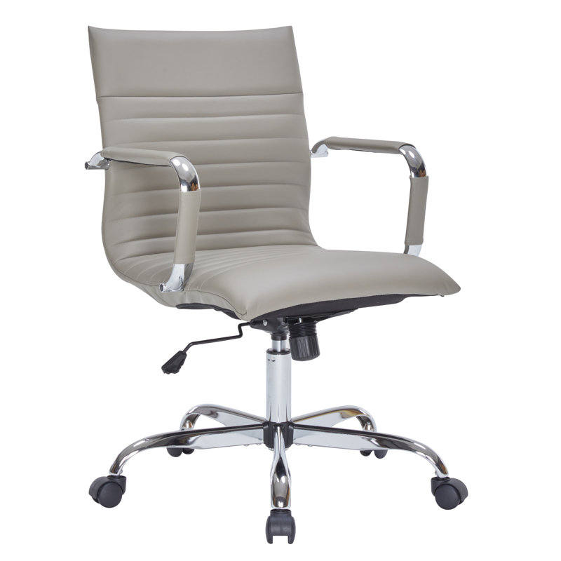 Fauteuil de conférence ergonomique Sorrells, Brun clair