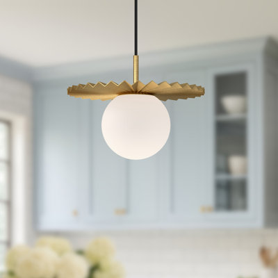 Luminaire suspendu sphère 1 lumière Carletta