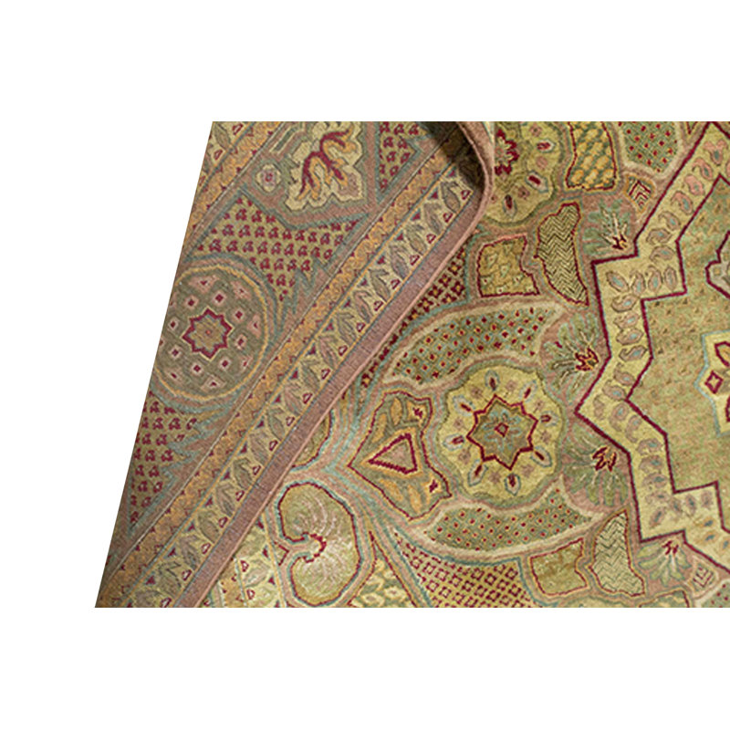 Avalon Wool Oriental Area Rug in Brown