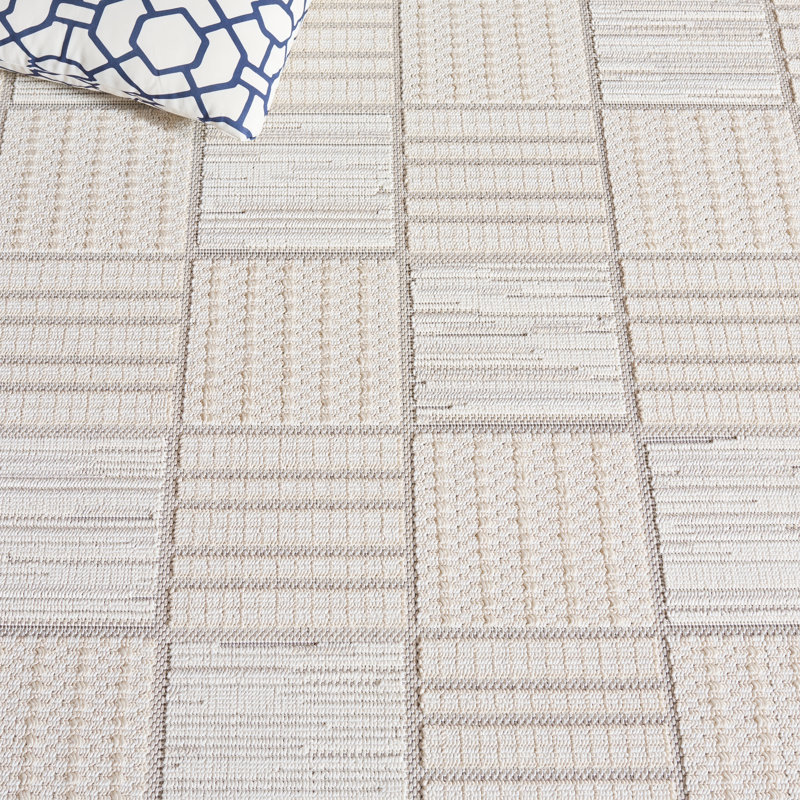 Veranda Performance Geometric Indoor Rug, Rectangle 9' x 12'