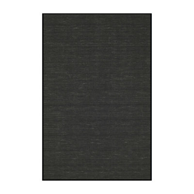 Tapis contemporain noir