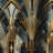 1970S Blue And Gold Damask Art Deco - Abstract Marble Damask Blackout Curtain - 1 Panels-107534275
