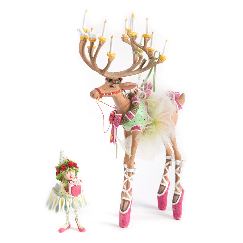 Patience Brewster Dash Away Dancer Reindeer Figure - Thumbnail 3