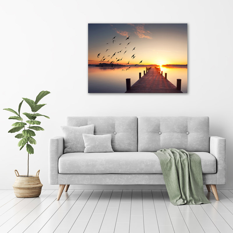 Sunset - Wrapped Canvas Print